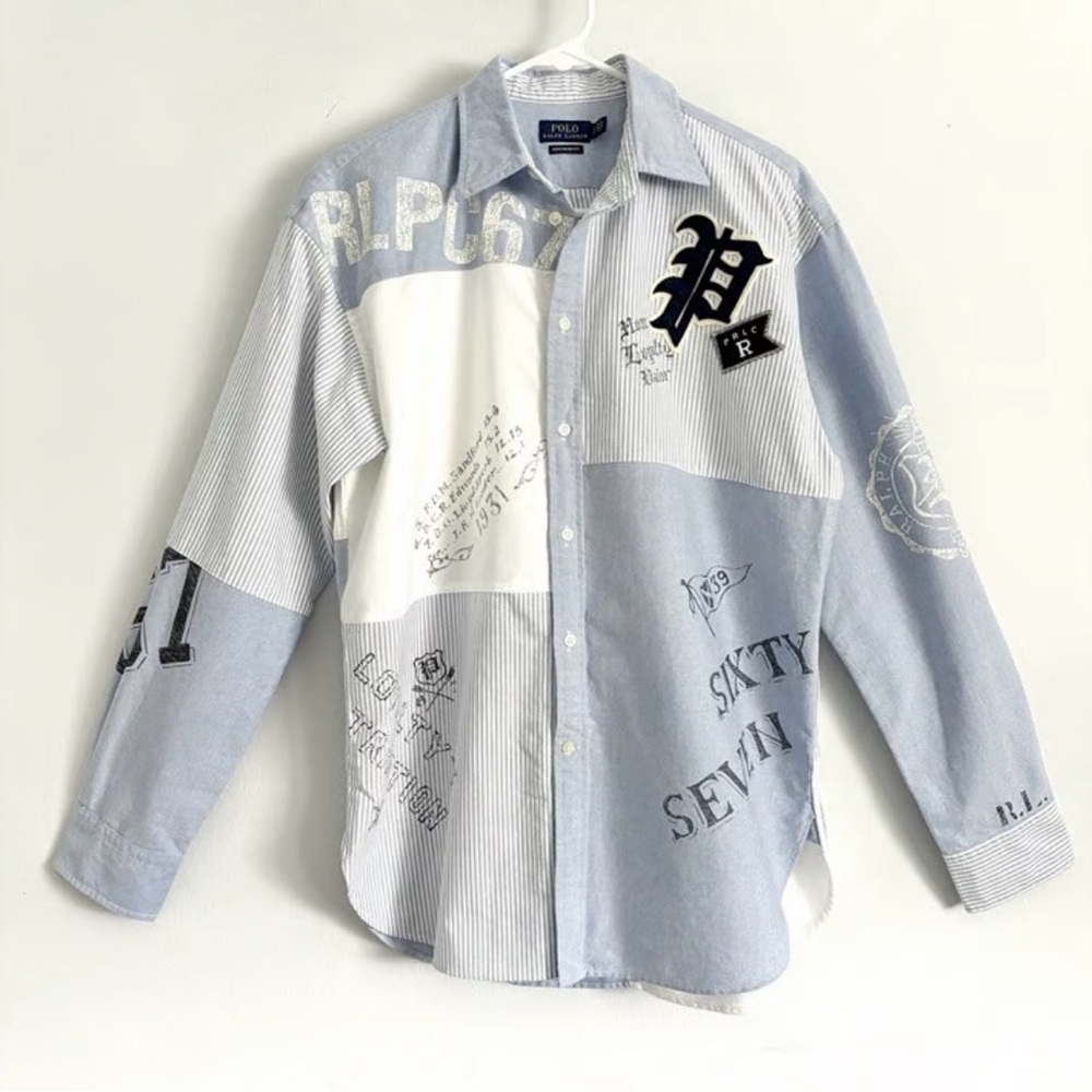 Women Polo Ralph Lauren Rugby Boyfriend Fit Long Sleeve